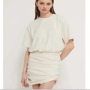 NWOT Abercrombie & Fitch Cream Midi Dress